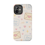 Pastel Love Letter Hearts Impact Phone Case  Shamo's