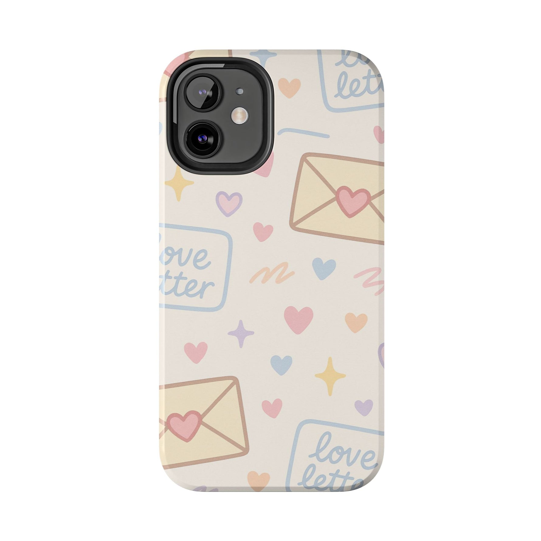 Pastel Love Letter Hearts Impact Phone Case  Shamo's