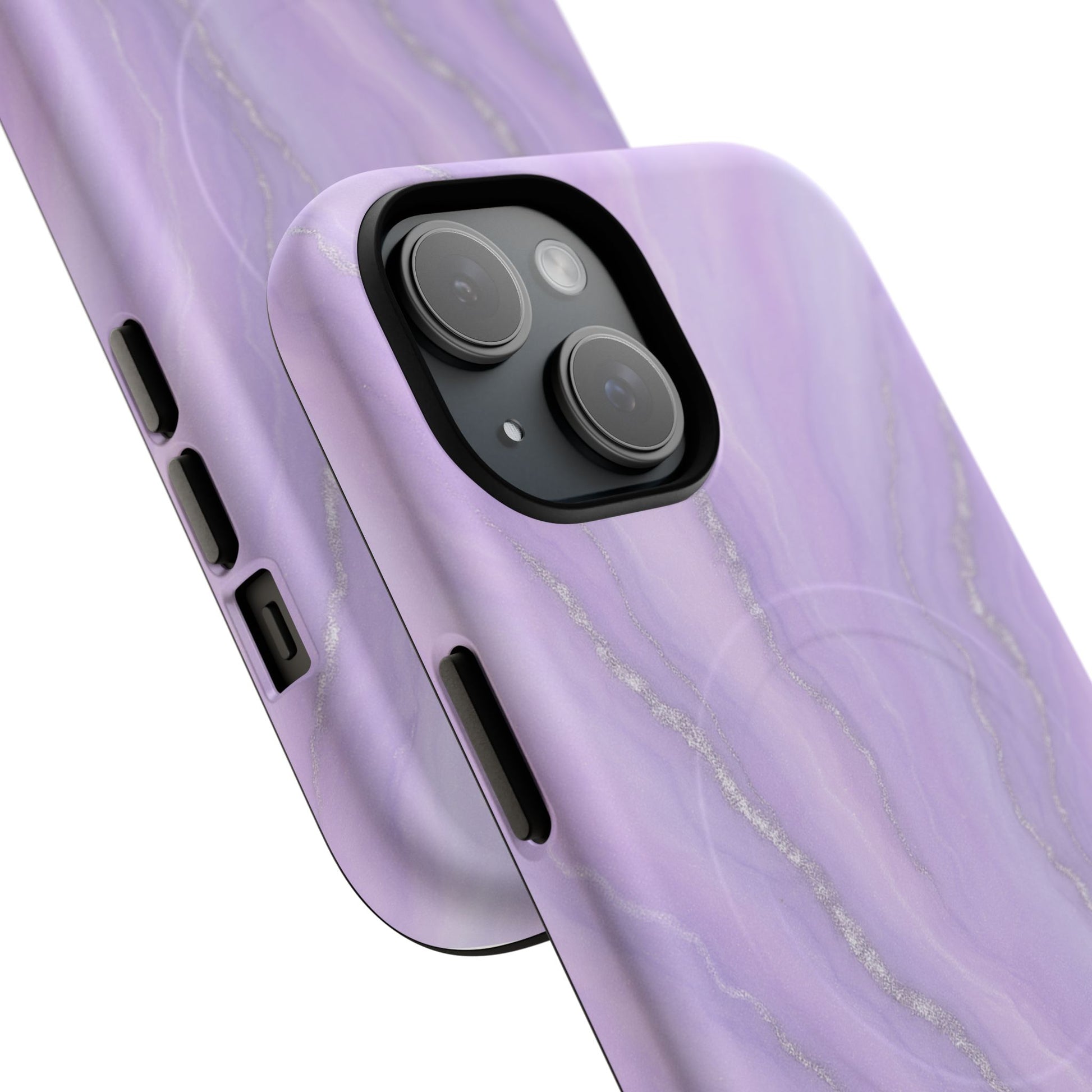 Lavender Marble iPhone Case with MagSafe - Shamo's