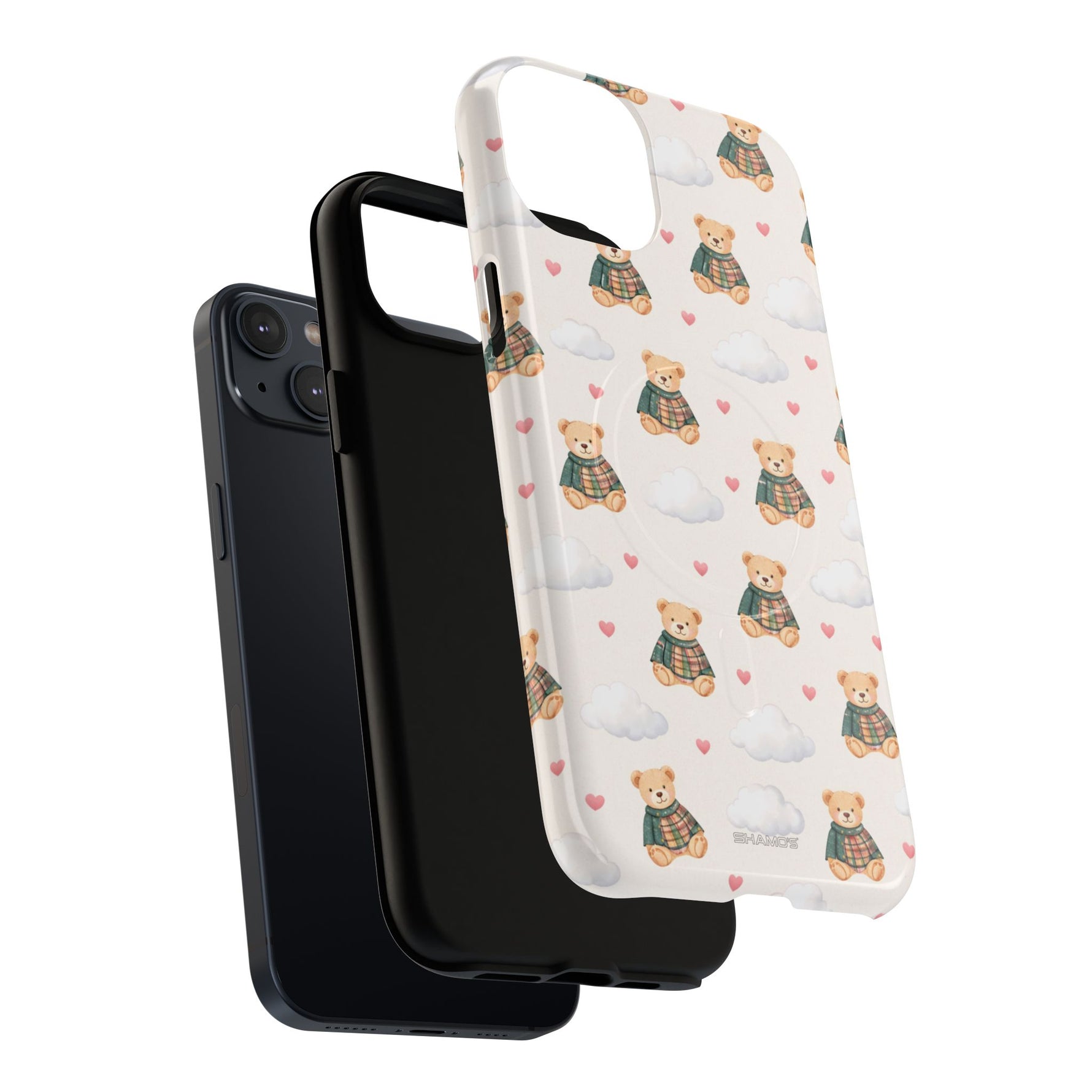 Funda para iPhone con diseño de osito de peluche Dreamy Cloud y MagSafe
