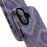 Purple Agate Marble iPhone Case with MagSafe  Shamo's