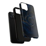 Midnight Marble iPhone Case with MagSafe - iPhone 17 / Glossy - Shamo's