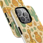 Mexico Hand-Drawn Cactus Pattern iPhone Case – Cute Desert Guitar & Sombrero Design | with MagSafe  Shamo's
