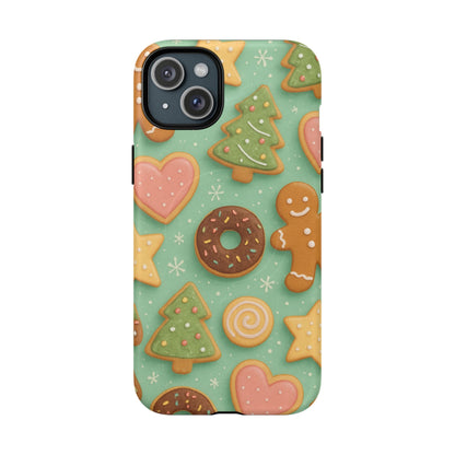 Holiday Cookie Pattern iPhone Case — MagSafe compatible - Shamo's