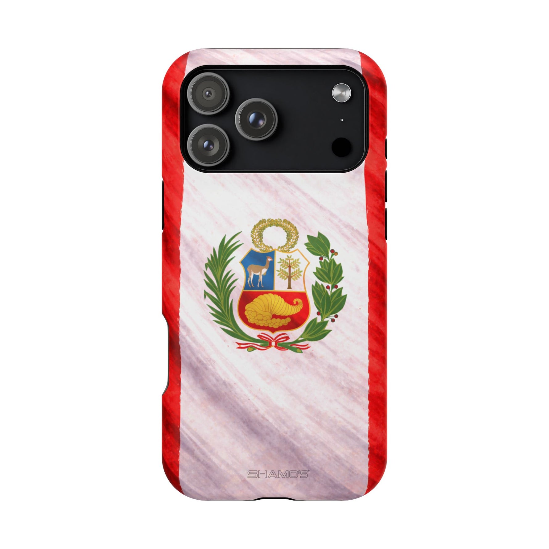 Peru Flag Magnetic Impact-Resistant Phone Case, Protective Patriotic Design, MagSafe Compatible - iPhone 17 Pro Max / Matte - Shamo's