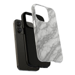 Silver Mist Marble iPhone Case with MagSafe  Shamo's