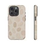 Neutral Pebble Pattern Tough iPhone Case  Shamo's iPhone 15 Pro / Matte
