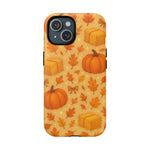 Autumn Harvest iPhone Case — Pumpkin & Haystack Fall with MagSafe - Shamo's