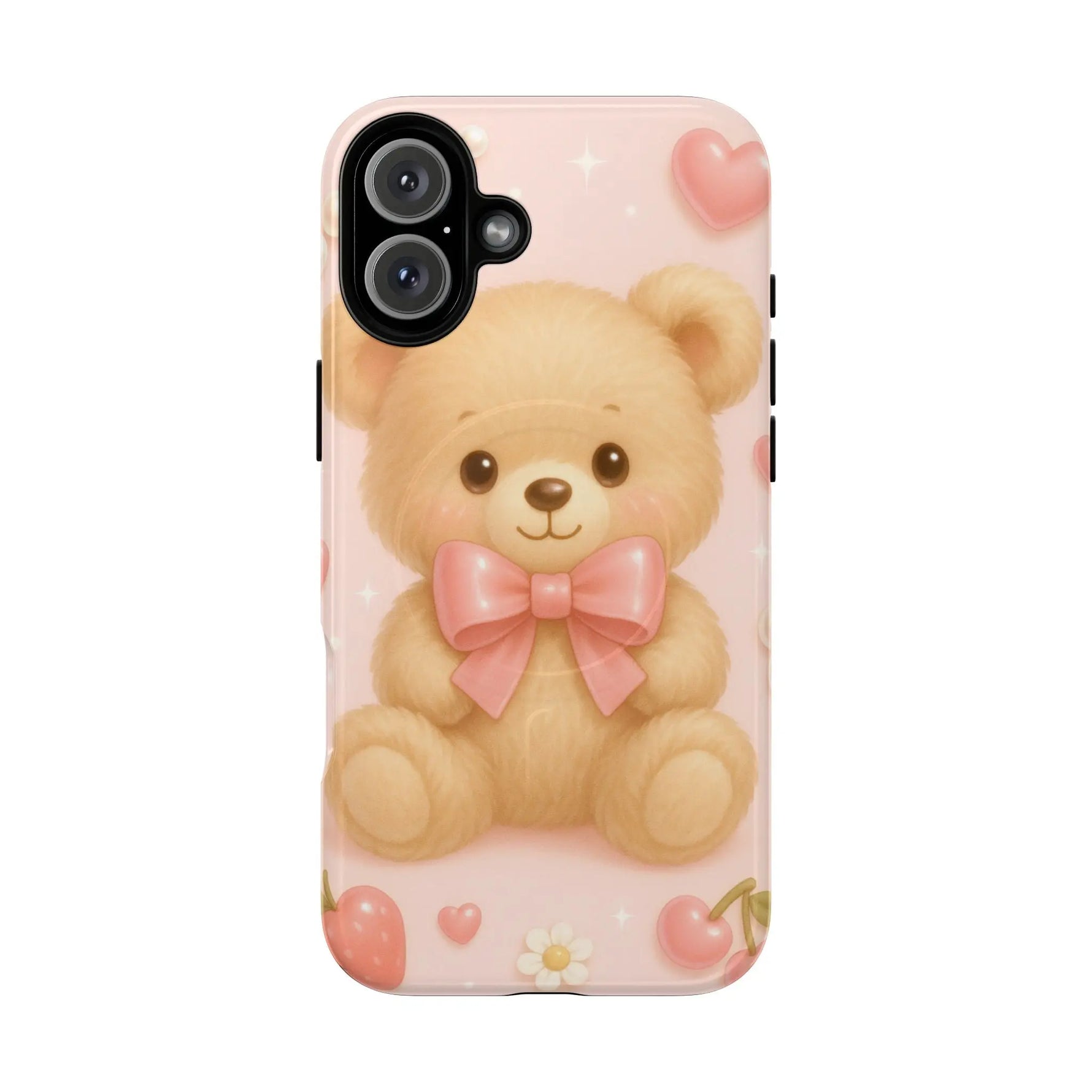 Ribbon Teddy Bear Love iPhone Case with MagSafe - Shamo's