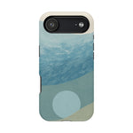 “Calm Over Chaos” Abstract Ocean Wave iPhone Case | MagSafe Compatible  Shamo's iPhone 17 Air / Matte