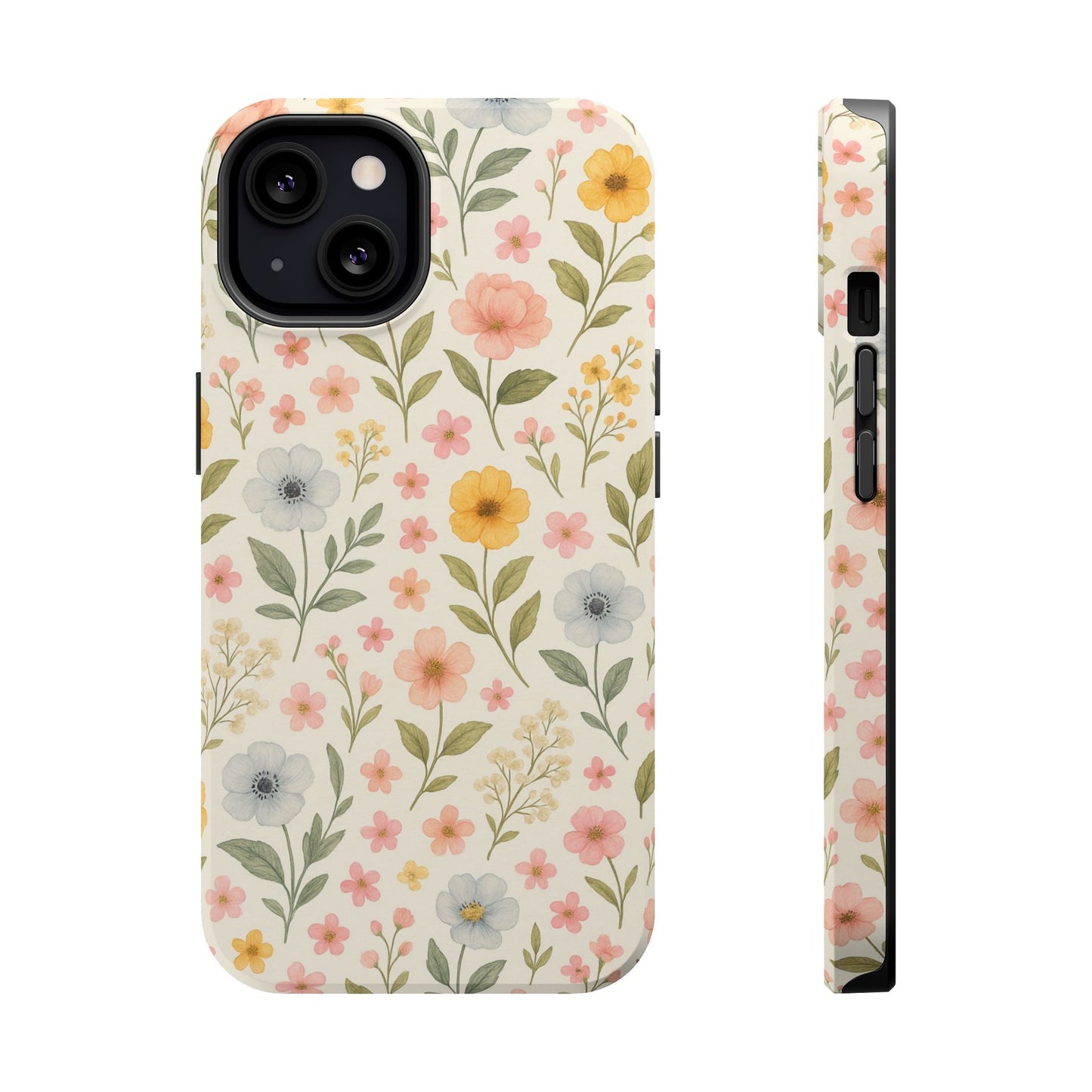 Floral Garden Impact iPhone Case with MagSafe compatibility  Shamo's iPhone 13 / Matte