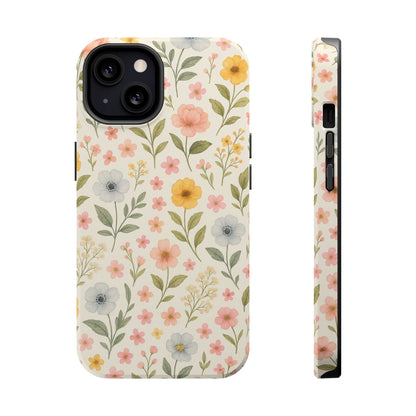 Floral Garden Impact iPhone Case with MagSafe compatibility  Shamo's iPhone 13 / Matte