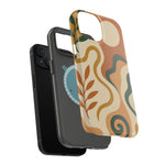 Abstract Earth-Tone Impact iPhone Case — MagSafe  Shamo's