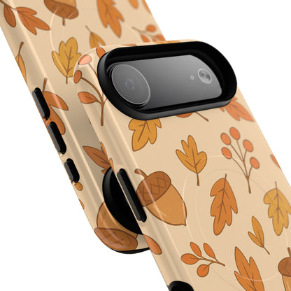 Autumn Leaves Woodland Berries iPhone Case | MagSafe