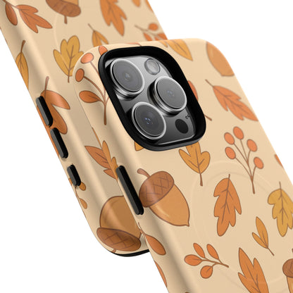 Autumn Leaves Woodland Berries iPhone Case | MagSafe