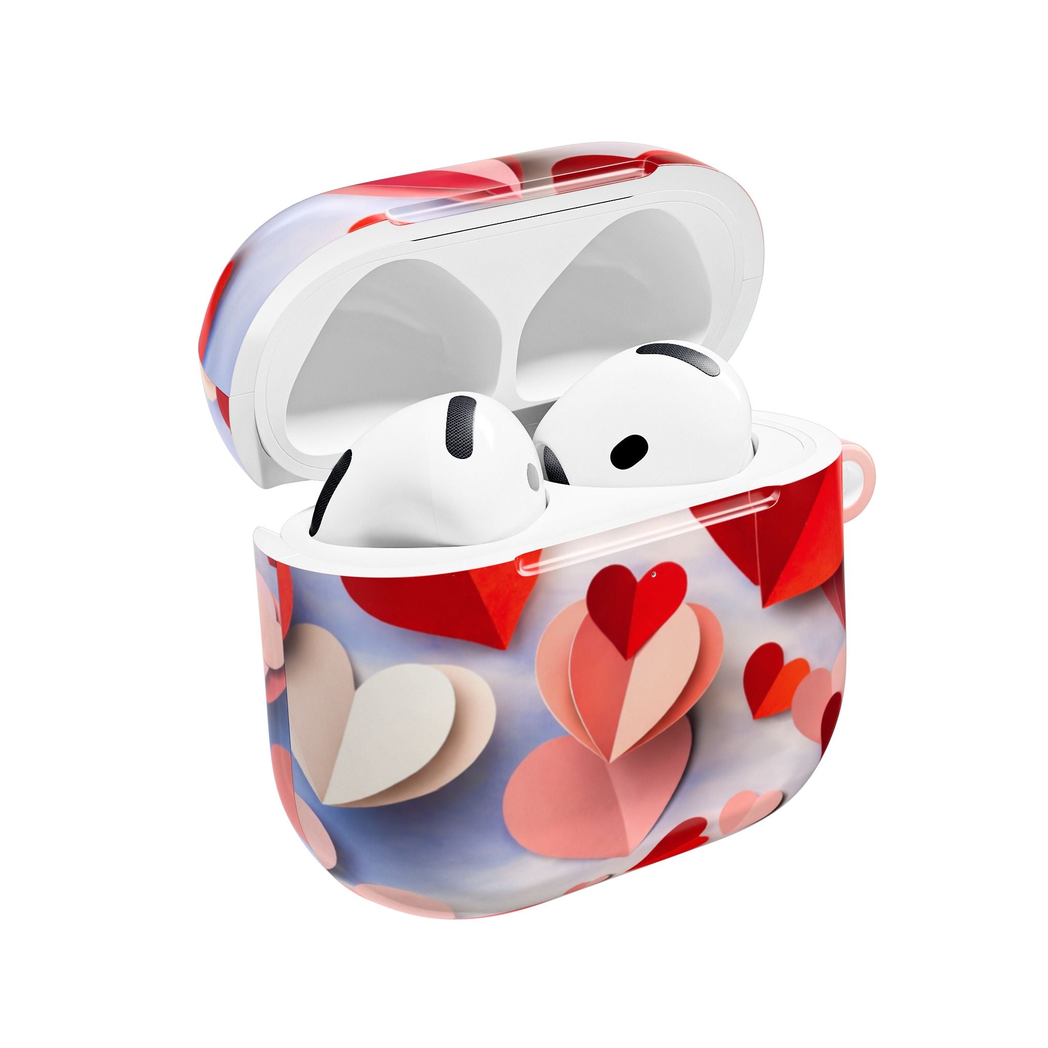 AirPod Case | 3D Paper Hearts Valentine Protective AirPods Case