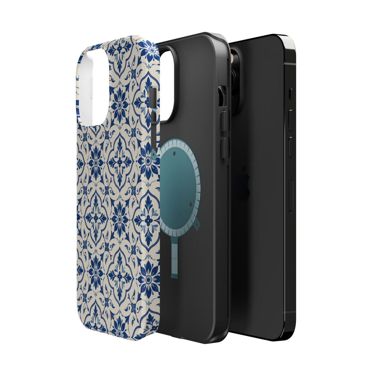 Lisbon Tile – Blue Ornamental MagSafe Phone Case