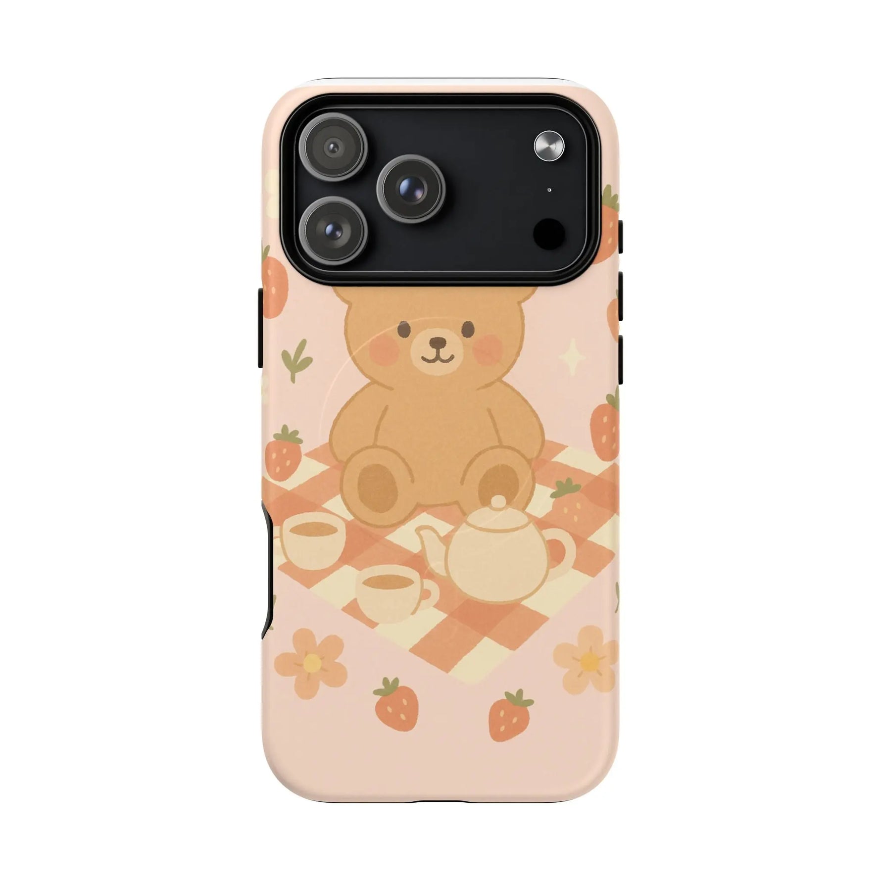 Blossom Bear Picnic iPhone Case with MagSafe - Shamo's