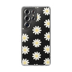 Clear Daisy Floral Phone Case, Impact-Resistant, Anti-Yellowing, Camera & Screen Protection - Samsung Galaxy S25 Ultra / Without gift packaging - Shamo's