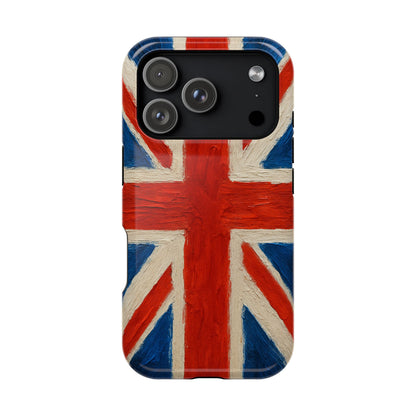 MagSafe Tough iPhone Case — UK Flag Magnetic Impact-Resistant Design  Shamo's iPhone 17 Pro / Glossy