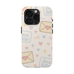 Pastel Love Letter Hearts Impact Phone Case  Shamo's iPhone 15 Pro