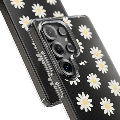 Daisy Floral Clear iPhone Case