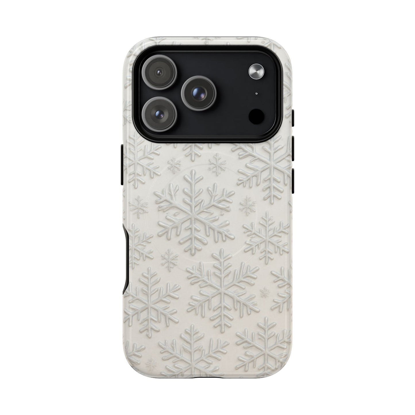 Snowflake Texture iPhone Case compatible with MagSafe - Shamo's