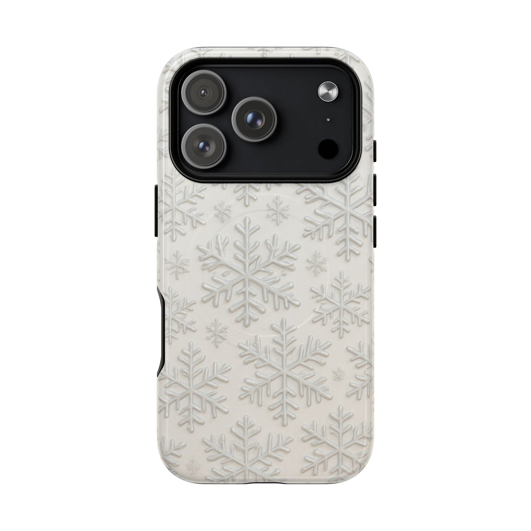 Snowflake Texture iPhone Case compatible with MagSafe - Shamo's