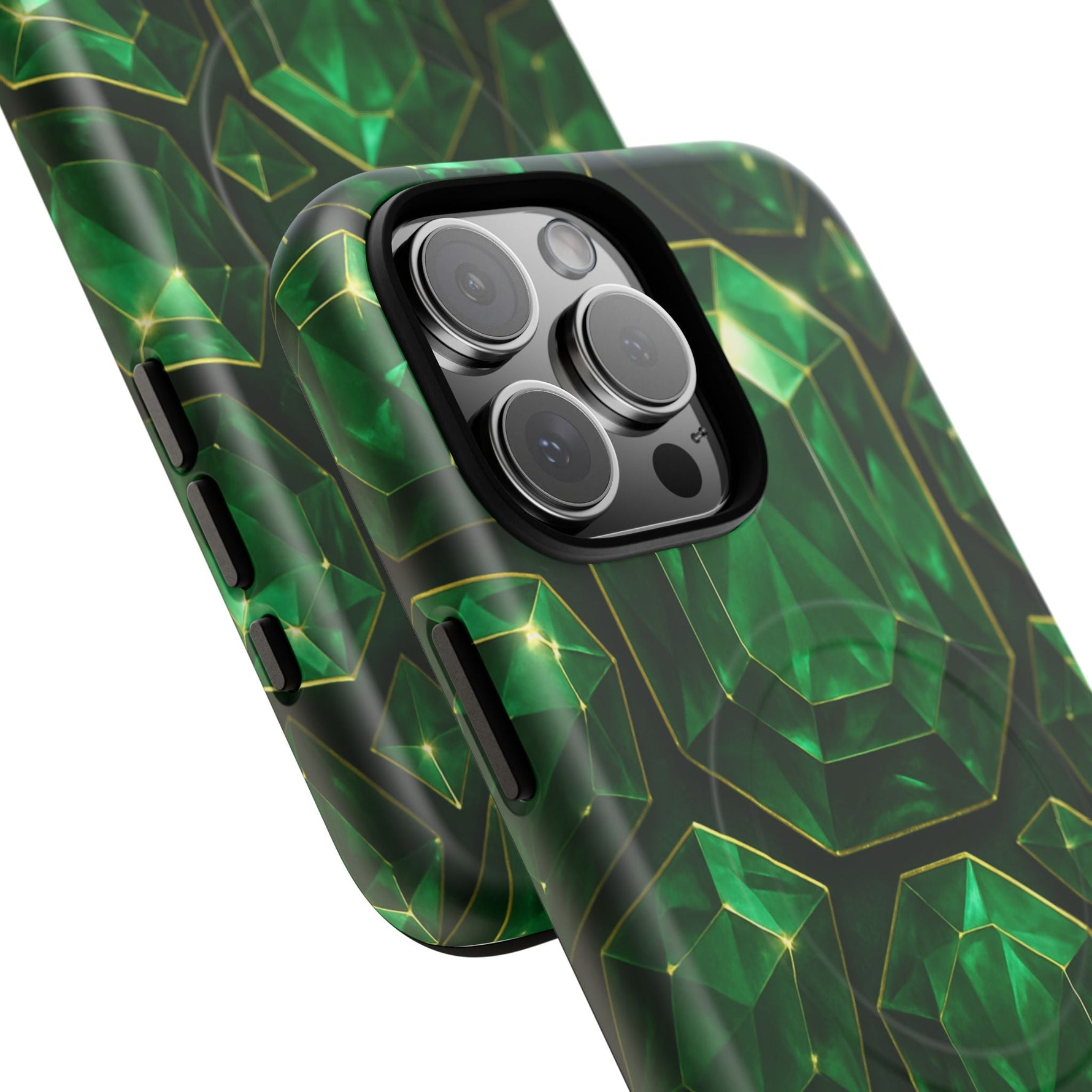 Luxury Series Emerald Gem iPhone Case with MagSafe  Shamo's
