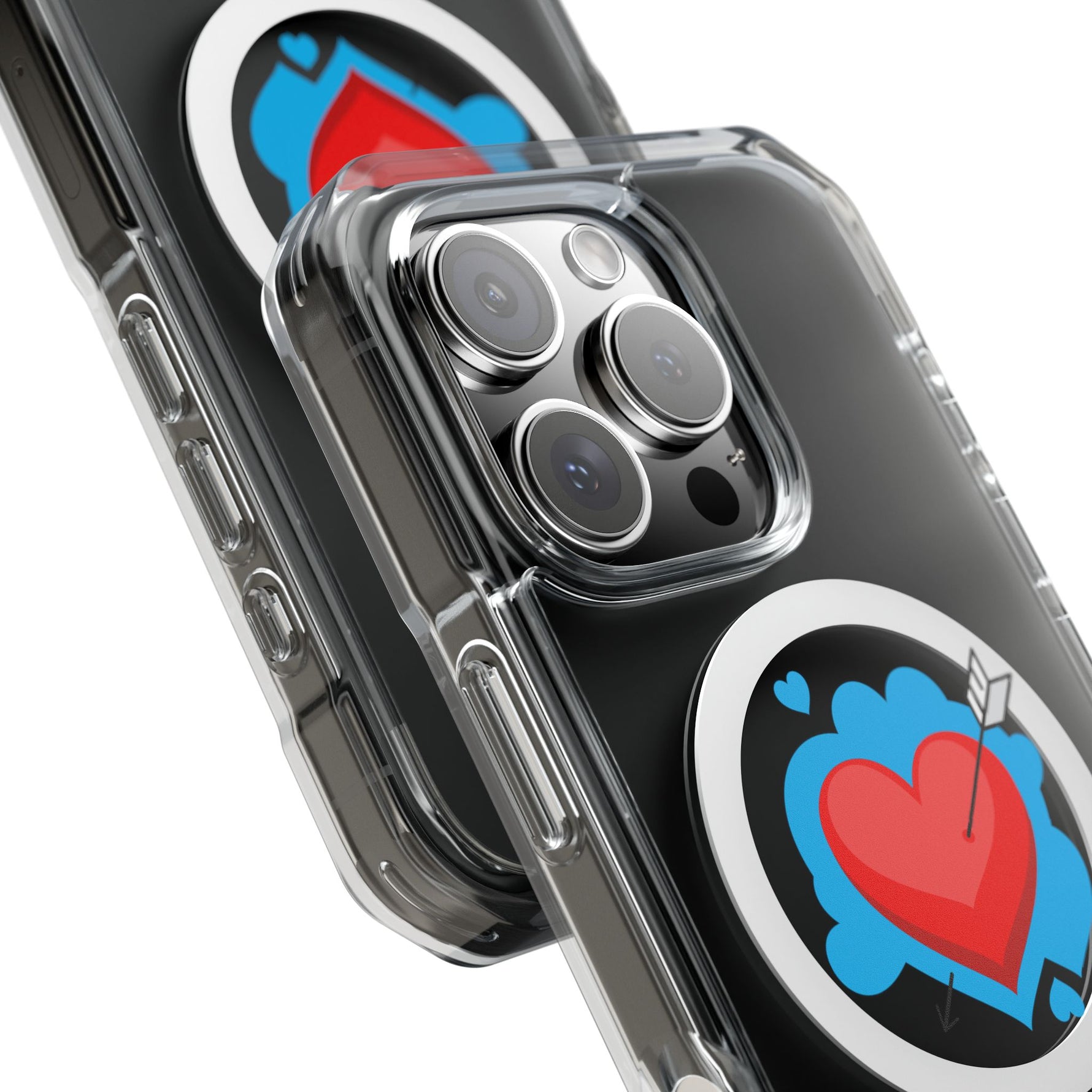 MagSafe-Compatible Clear Phone Case — "Be Mine Love Edition" - iPhone 17 - Shamo's