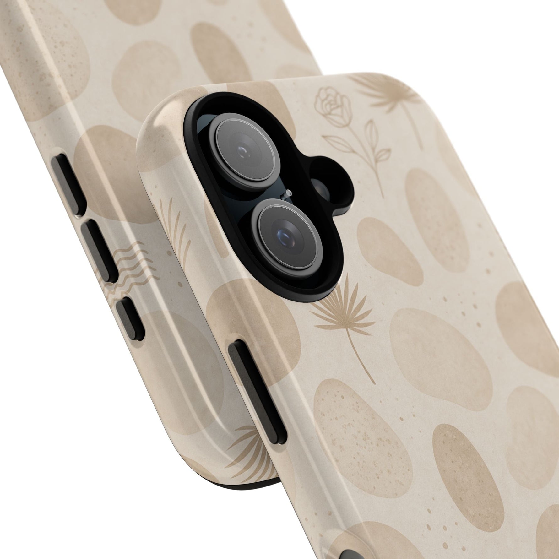 Neutral Pebble Pattern Tough iPhone Case  Shamo's