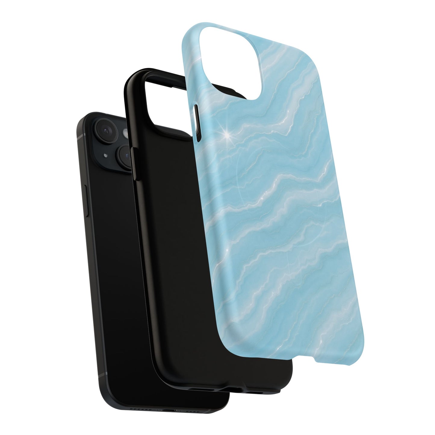 Sky Glow Marble iPhone Case with MagSafe - Shamo's