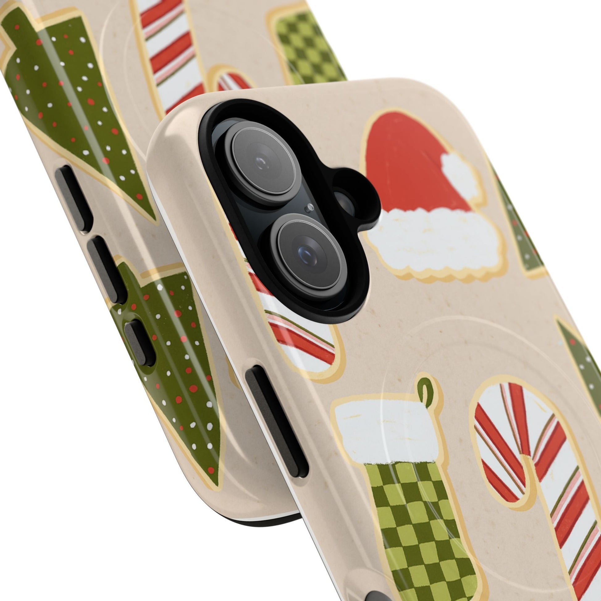 Festive Candy Cane Holiday iPhone Case | MagSafe  Shamo's