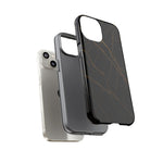 Black Marble Tough iPhone Case  Shamo's