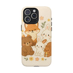Forest Friends iPhone Case — Fox, Bear & Bunny Design. with MagSafe - Shamo's