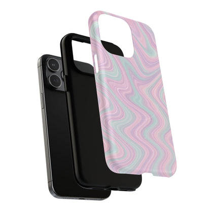 Colorful Marble Pastel Swirl iPhone Case | MagSafe
