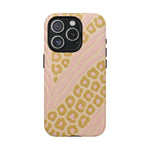 Pink Gold Leopard iPhone Case compatible with MagSafe - Shamo's