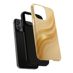 Luxury Series Golden Aura iPhone Case compatible with MagSafe - Shamo's