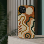 Abstract Earth-Tone Impact iPhone Case — MagSafe  Shamo's