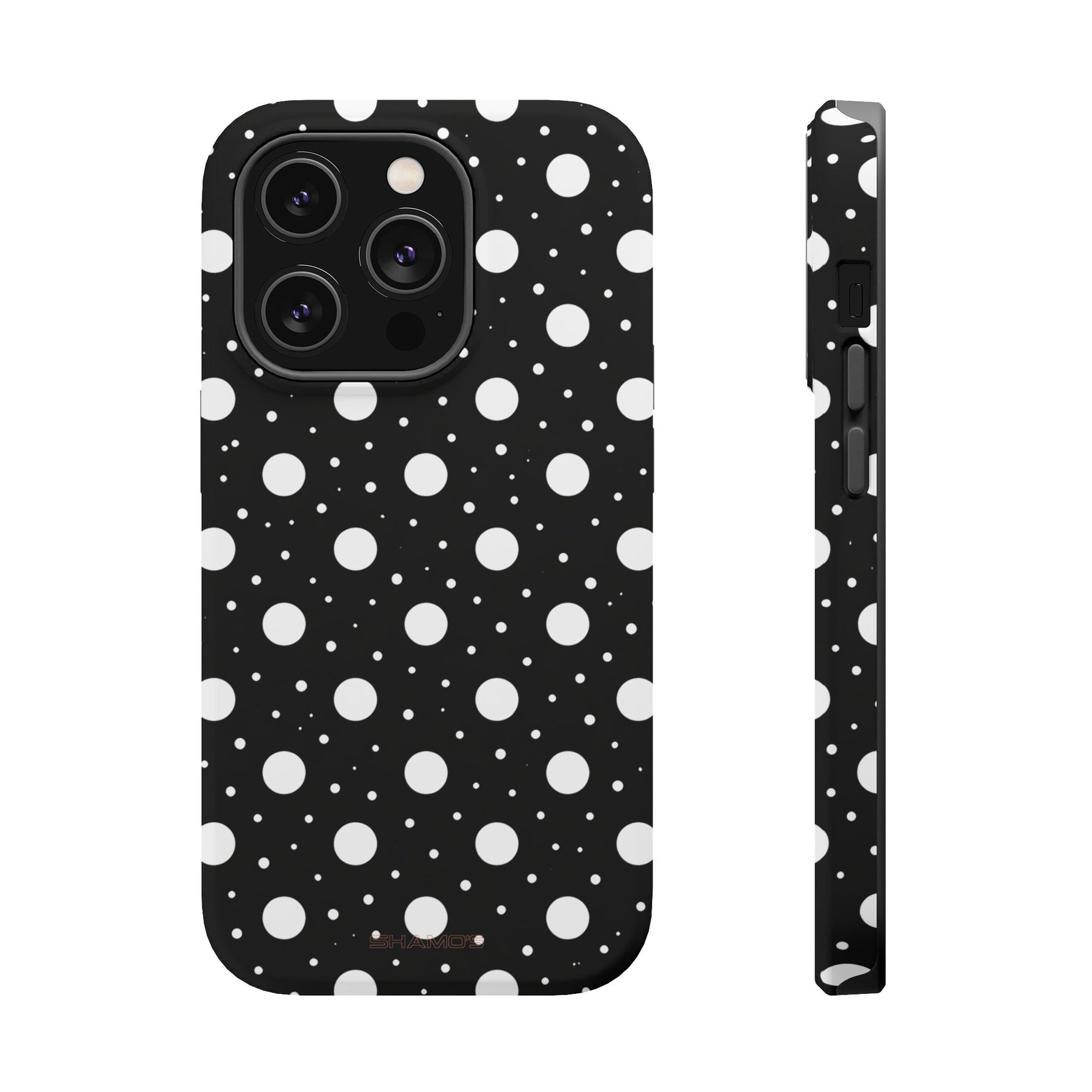 Polka Dot Impact-Resistant iPhone Case | MagSafe