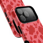 Red Floral Love iPhone Case (MagSafe compatible)  Shamo's
