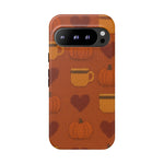 Fall Pumpkin & Coffee iPhone Case  Shamo's Google Pixel 9 Pro / Matte