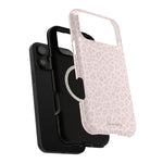 Pink Leopard Impact-Resistant iPhone Case | MagSafe