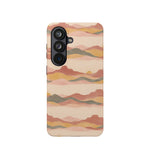 Sunset Trails – Desert Landscape MagSafe Phone Case, glossy Samsung Galaxy S26, rear view