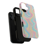 Rainbow Marble Swirl iPhone Case with MagSafe  Shamo's