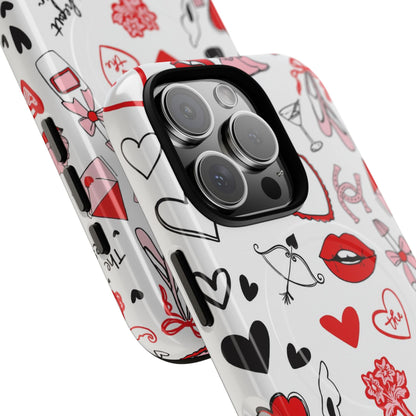 Love Doodle Tough iPhone Case (MagSafe compatible)
