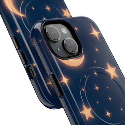 Moon Glow Magic Case for iPhone - Star and Moon Design | MagSafe