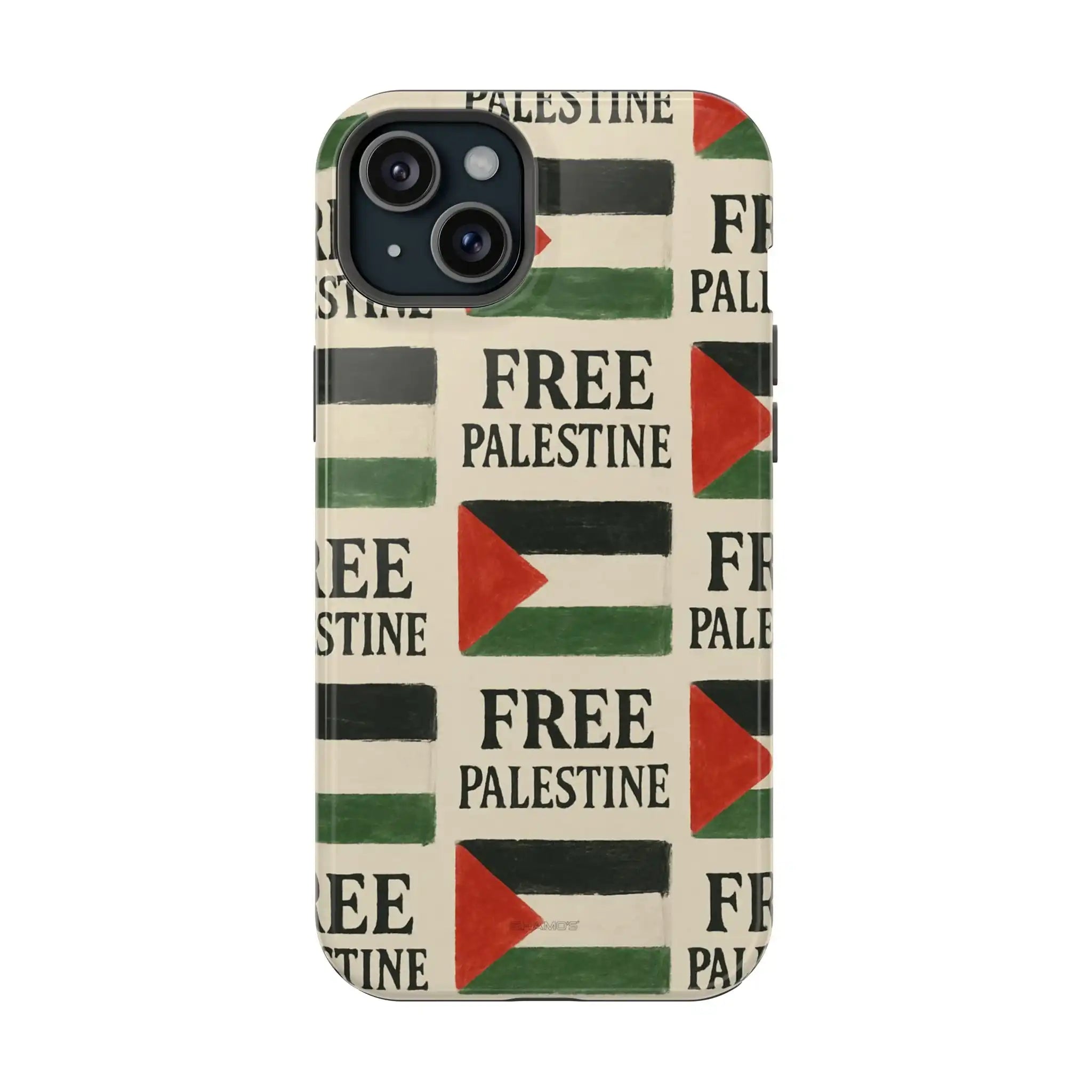 Palestinian Flag Tough Phone Case — Magnetic Impact-Resistant - iPhone 15 Plus / Glossy - Shamo's