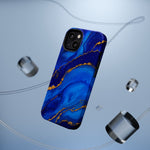 Blue Gold Marble Phone Case  Shamo's