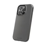 Charcoal Ink Black Solid Color Impact-Resistant iPhone Case | Slim Shockproof Magsafe-Compatible